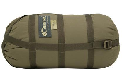 Carinthia Defence 1 Sleeping Bag in compact compression sack.