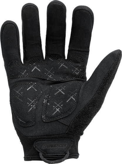 IronClad Impact Tactical Gloves with reinforced synthetic suede palm and impact protection.