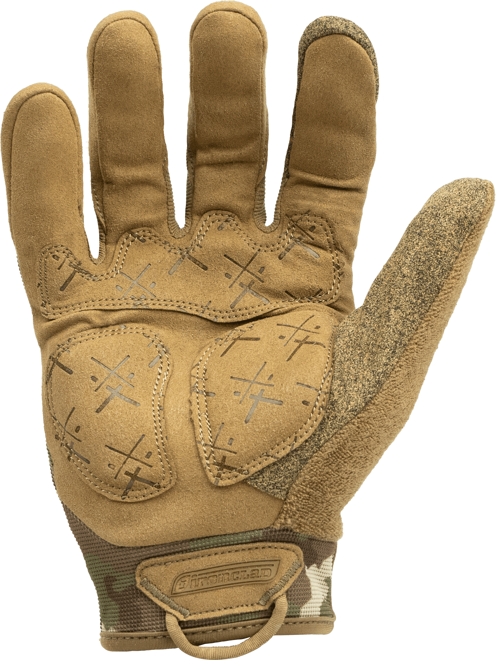 IronClad Impact Tactical Gloves with synthetic suede palm and touchscreen compatibility.