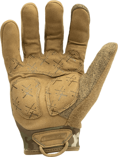 IronClad Impact Tactical Gloves with synthetic suede palm and touchscreen compatibility.