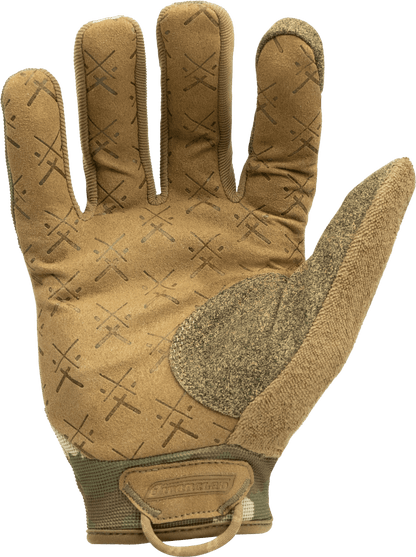 IronClad Tactical Pro Gloves with synthetic suede palm and touchscreen compatibility.