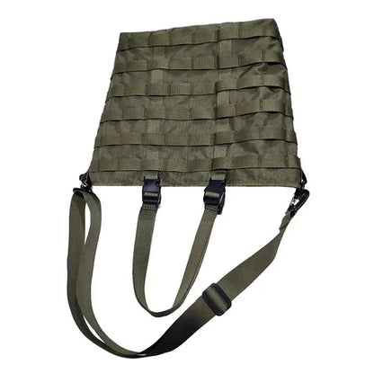 Unisex Tactical Handbag with MOLLE system, made from durable 500D DuPont Cordura fabric, in Ranger Green.