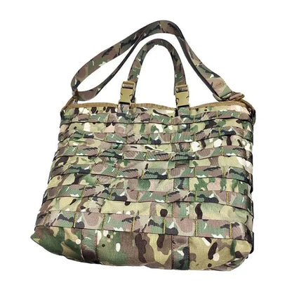 Unisex Tactical Handbag with MOLLE design in camouflage pattern, durable 500D DuPont Cordura® fabric.