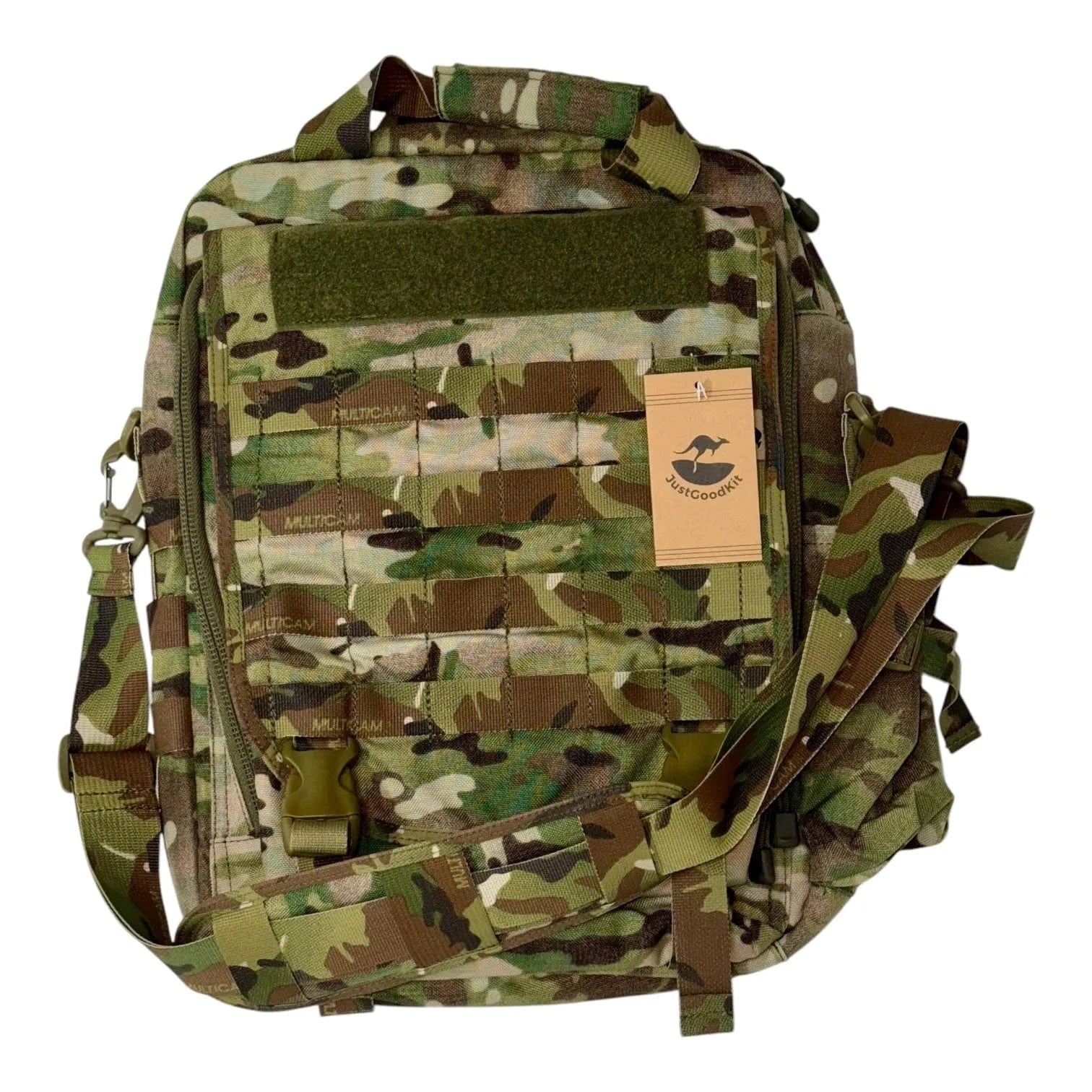 JustGoodKit Tactical Field Admin Multicam Command Bag — Rugged Field-to-Office Carry for Leaders and Operators