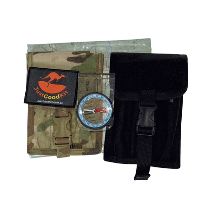MOLLE compatible pen pouch with secure storage and waterproof design for tactical use.