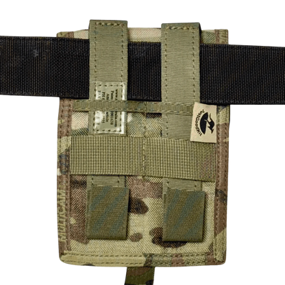 Pen pouch with MOLLE compatibility featuring rugged, durable design and secure attachment straps.