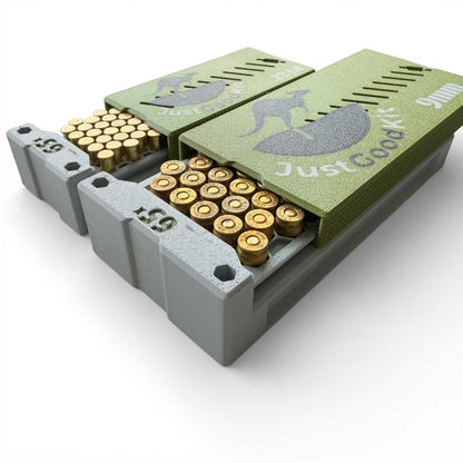JustGoodKit Tactical Gear Accessories & Mods 3D Printed Range Round Box (ASA) — 65 Capacity