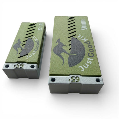 JustGoodKit Tactical Gear Accessories & Mods 3D Printed Range Round Box (ASA) — 65 Capacity
