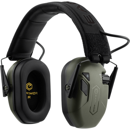 Earmor M300T Bluetooth electronic hearing protection ear muffs with noise-cancelling and gel ear cups.