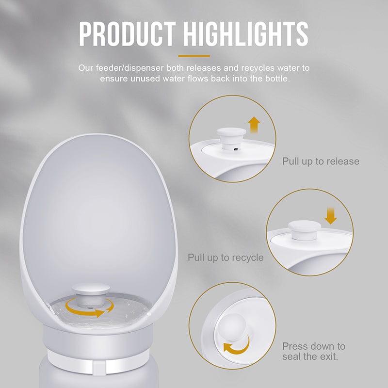 ONETIGRIS - Soft Dog Water Bottle