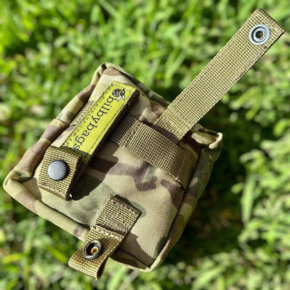 Tactical First Aid Kit in durable multicam military-grade pouch.