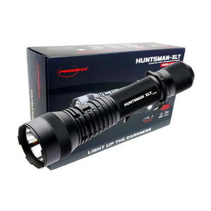 Powertac Huntsman-XLT Long-Range Tactical Flashlight – 1,200 Lumens, 1,000m Throw, 21700 Battery