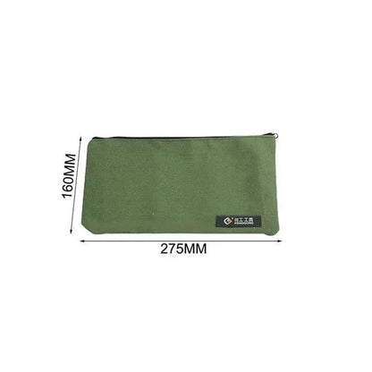 Green Multifunctional 4WD Tool Bag, 275x160mm, durable Oxford Cloth with zipper.
