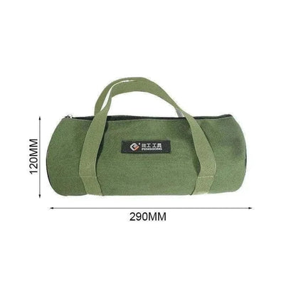 Green Multifunctional 4WD Tool Bag, 290mm x 120mm, durable Oxford cloth with carrying handles.