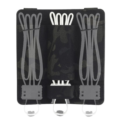 Tactical Cable Tie Holder Panel for Military and Law Enforcement