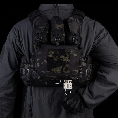 Tactical Cable Tie Holder Panel for Military and Law Enforcement