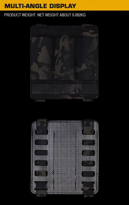 Tactical Cable Tie Holder Panel for Military and Law Enforcement