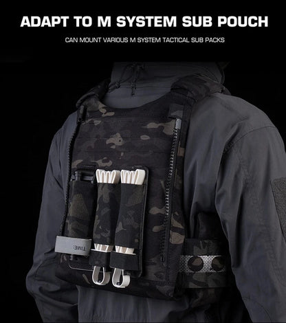 Tactical Cable Tie Holder Panel for Military and Law Enforcement