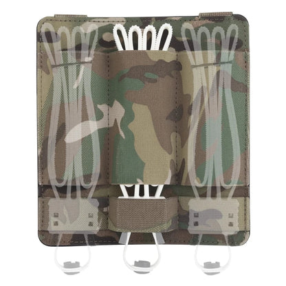 Tactical Cable Tie Holder Panel for Military and Law Enforcement