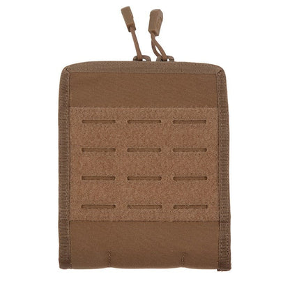 VALHALLA Commander Panel Modular Small - Compact Tactical Admin Panel in brown, featuring laser-cut PALS loop field and durable construction.