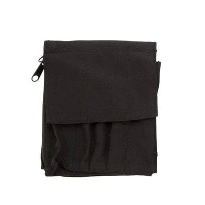 Tactical Notebook Cover by Valhalla in black Cordura with pen slots and secure Velcro flap.