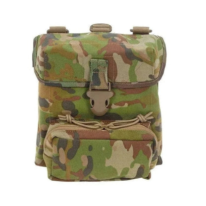 Valhalla MOLLE Minimi Pouch in Australian MultiCam with horseshoe and Velcro closure, lightweight and durable design.