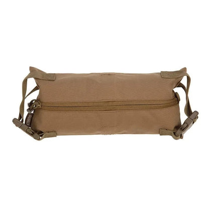 Valhalla Frame Pouch for ALICE pack, durable and spacious accessory, brown fabric with secure straps.