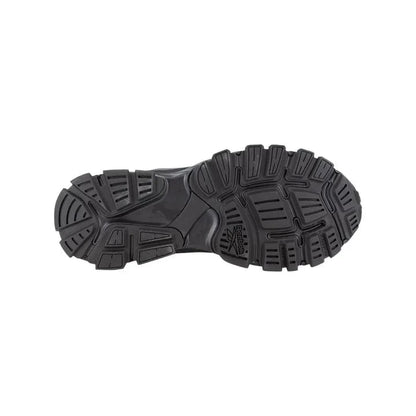 Black 8-inch men's trail running boot sole