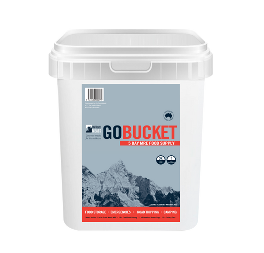 GoBucket – The Ultimate 5-Day Emergency & Adventure Food Supply Kit