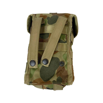 Military-issue CCA ammo pouch with MOLLE compatibility and buckle closure, 24x14x12 cm.