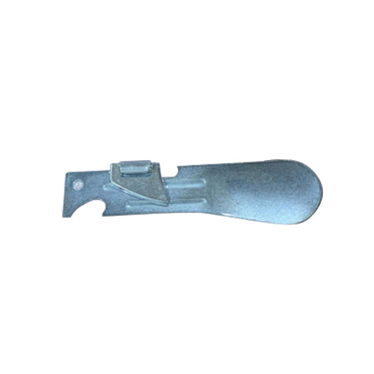 CCA - FRED Huss 3-in-1 can and bottle opener with spoon, steel and nickel plated, ideal for camping.