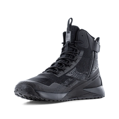 Reebok - Nano X1 Adventure Men's 6" Tactical Boot with Side Zipper - Black