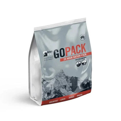 GoPack 24-hour food ration pack for camping and outdoor adventures.