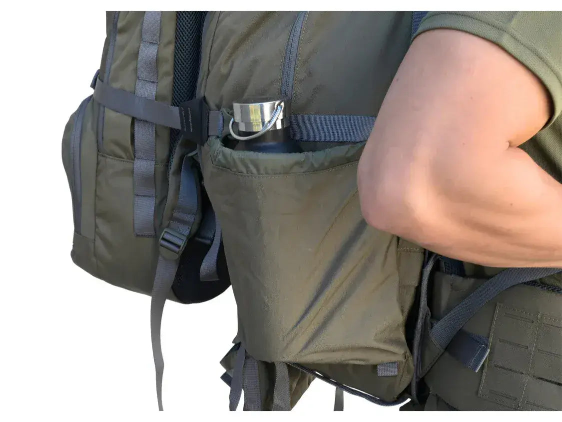 Manitoba Expedition 75L+ Carbon Frame Pack (Olive)