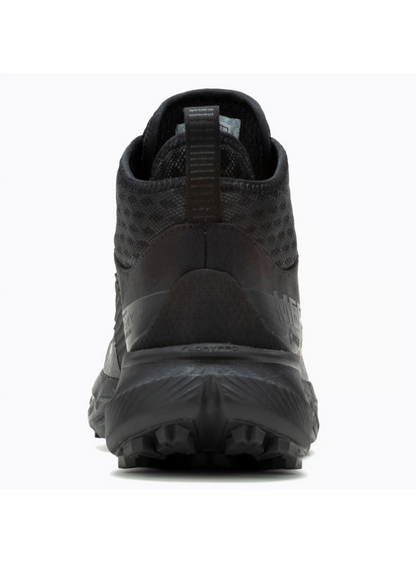 Tactical black boot with breathable waterproof GORE-TEX membrane and durable Vibram MegaGrip outsole.