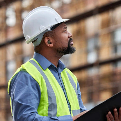 Axil X20 Earplugs for hearing protection in noisy environments like construction.
