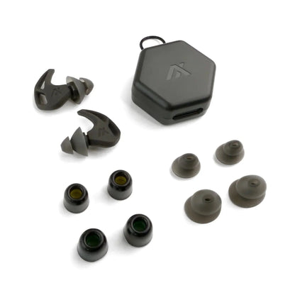 Axil X20 Earplugs with customizable tips for hearing protection against continuous and impulse noise.