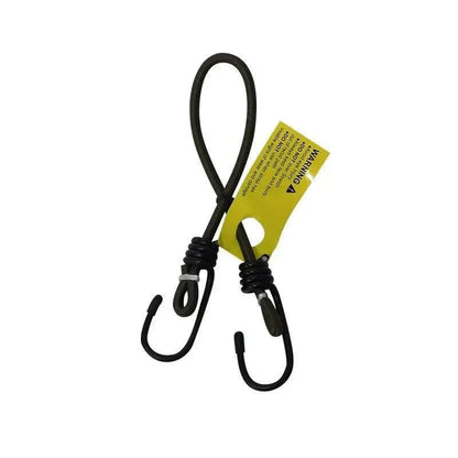 Multipurpose Elasticised Octopus Straps with plastic-tipped steel hooks for securing items securely.