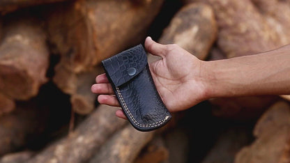 Damascus Steel Folding Knife