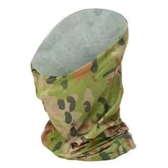 Face Wrap by Valhalla in camouflage design, polyester microfiber fabric.