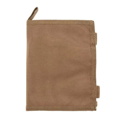 Map Case by Valhalla in Coyote Brown, durable 500D Cordura, with removable map pouch.