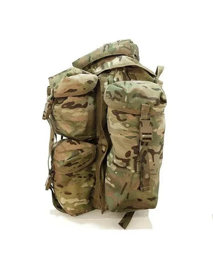 ALICE Pack by Valhalla in Australian MultiCam, versatile military backpack with detachable pouches and 90L capacity.