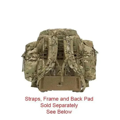 ALICE Pack by Valhalla with MultiCam design and detachable pouches for versatile use.