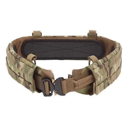 CQB Tactical Belt by Valhalla with anti-slip pads and MOLLE webbing.