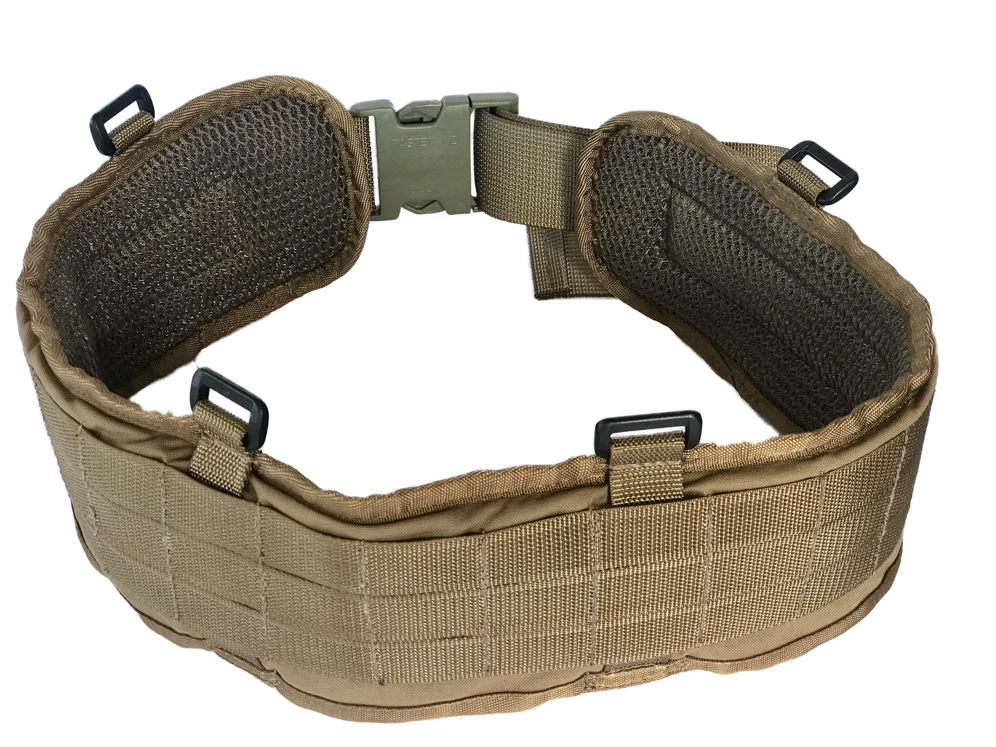 Molle padded patrol belt coyote brown emerson (em5584cb): Belts
