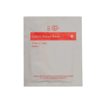 Cotton gauze swab from Best Snake Bite KIT for effective first aid management.