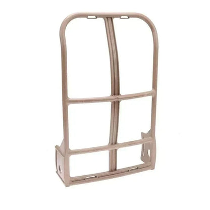 Durable ALICE backpack frame in brown, made from lightweight Zytel material.