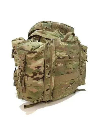 ALICE Pack by Valhalla in Australian MultiCam featuring detachable side pouches and high durability.