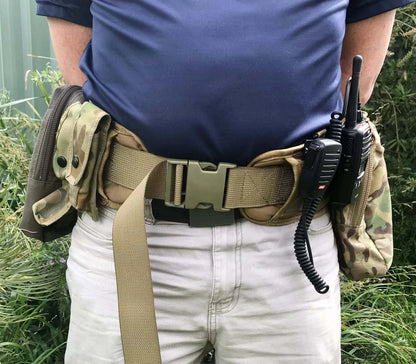 Tactical Belt - Durable Padded MOLLE Belt for Outdoor Use