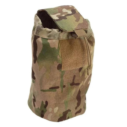 Camouflage Dump Pouch By Valhalla with durable design and one-hand accessibility.